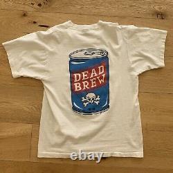 RARE! Vintage single stitch Dead Brew t shirt Size Large Size 27 X 19 1/2