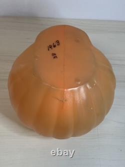 RARE Vtg 1960s TOPSTONE Halloween GHOUL Jack-O-Lantern Blow Mold JOL Candy Pail