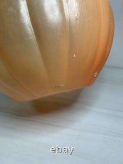 RARE Vtg 1960s TOPSTONE Halloween GHOUL Jack-O-Lantern Blow Mold JOL Candy Pail