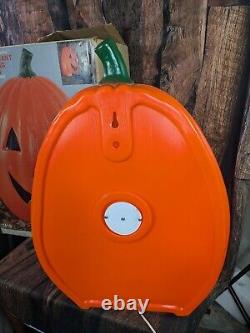 RARE Vtg Empire 27 Giant Hanging Pumpkin Box & Manual #7419 Halloween Blow Mold