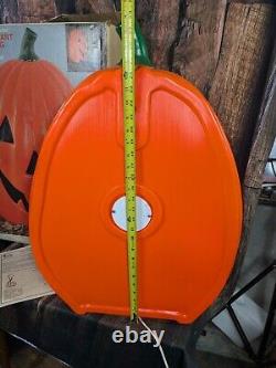 RARE Vtg Empire 27 Giant Hanging Pumpkin Box & Manual #7419 Halloween Blow Mold