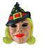 Rarevintage 1965 Ben Cooper Bewitched Halloween Mask Not Faded