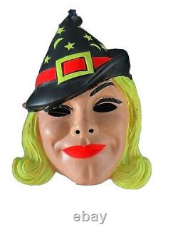 RAREVintage 1965 Ben Cooper Bewitched Halloween Mask Not Faded