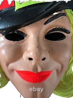 RAREVintage 1965 Ben Cooper Bewitched Halloween Mask Not Faded