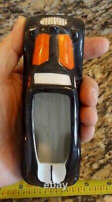 Rare 1930's Vintage Chrysler Air Flow In Halloween Colors Black / Orange Ashtray