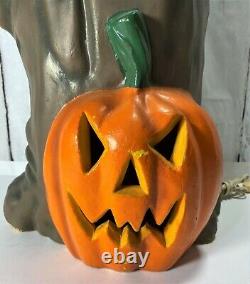 Rare 1998 Vintage 35 Blow Mold Spooky Halloween Tree Stomp Light J-o-l Foam