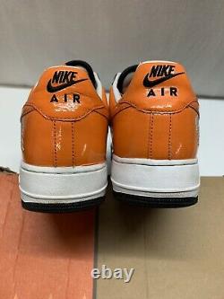 Rare 2005 Nike Air Force 1 Halloween Orange Black Vintage Size 10.5 Premium Af1