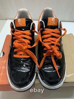 Rare 2005 Nike Air Force 1 Halloween Orange Black Vintage Size 10.5 Premium Af1