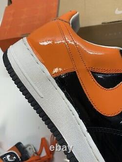 Rare 2005 Nike Air Force 1 Halloween Orange Black Vintage Size 10.5 Premium Af1