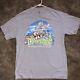 Rare 90s Disneyland T-shirt Made In Usa L Disney Vintage Genie Grey Castle