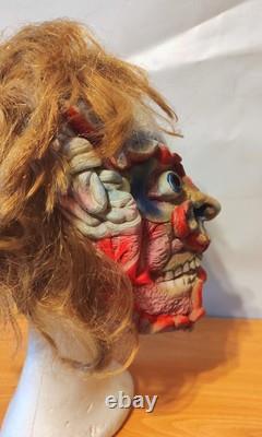 Rare Cesar Mask Vintage Halloween 1987 Horror Zombie Women Gore Effect