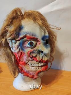 Rare Cesar Mask Vintage Halloween 1987 Horror Zombie Women Gore Effect