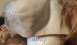 Rare Cesar Mask Vintage Halloween 1987 Horror Zombie Women Gore Effect