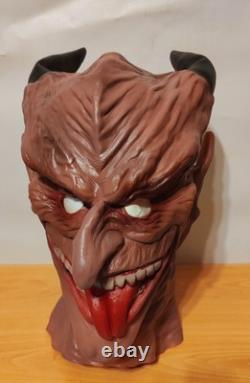 Rare Cesar Mask Vintage Halloween 1990 Horror Demon Lucifer Creepy Pinteau
