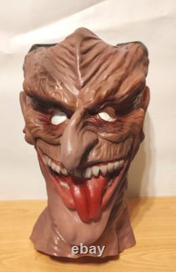 Rare Cesar Mask Vintage Halloween 1990 Horror Demon Lucifer Creepy Pinteau