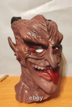 Rare Cesar Mask Vintage Halloween 1990 Horror Demon Lucifer Creepy Pinteau