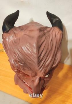 Rare Cesar Mask Vintage Halloween 1990 Horror Demon Lucifer Creepy Pinteau