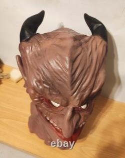 Rare Cesar Mask Vintage Halloween 1990 Horror Demon Lucifer Creepy Pinteau