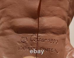 Rare Cesar Mask Vintage Halloween 1990 Horror Demon Lucifer Creepy Pinteau