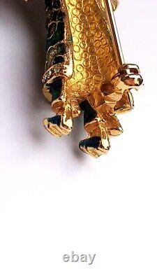 Rare Ciner Japanese Lady Brooch