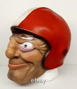 Rare Don Post 1980 Mask Vintage Halloween Mask Football Player STAMPED
