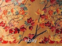 Rare Early Halloween Vintage Dennison Halloween Crepe Paper Autumn Maple Leaves