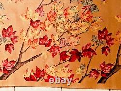 Rare Early Halloween Vintage Dennison Halloween Crepe Paper Autumn Maple Leaves