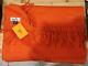 Rare Écharpe Brodée HermÈs 40x150cm 100% Cachemire Orange Vintage, Neuve