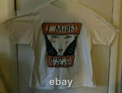 Rare FRED BABB T Shirt XL 1990s I Might Play a Trick HALLOWEEN T 100% Cotton