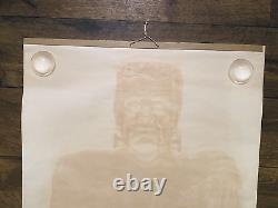 Rare Frankenstein Original Poster 72 Vintage Horror Monster Halloween Door