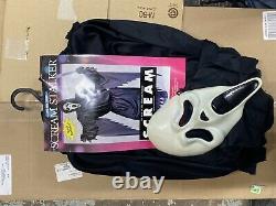 Rare HN! Scream Stalker Ghostface Mask HN Easter Unlimited Costume Vintage 90s