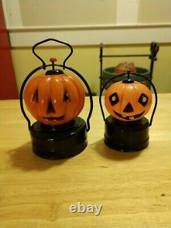 Rare Halloween antique vintage pumpkin jack o lanterns