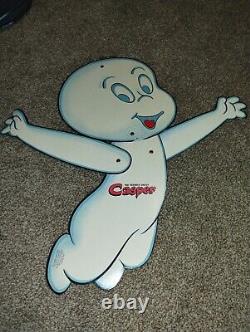 Rare Jointed Vtg Halloween Amscan Casper The Friendly Ghost Jointed Decoration