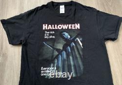 Rare Michael Myers promotional HALLOWEEN Horror Movie y2k vintage t-shirt