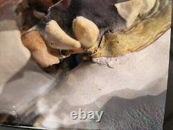 Rare NOS tagged vintage illusive concepts jaws shark horror halloween mask