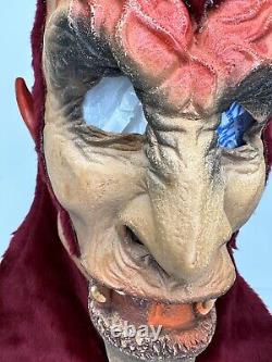 Rare! Red Lucifer Vintage Bss Halloween Mask Be Something Studios Not Don Post