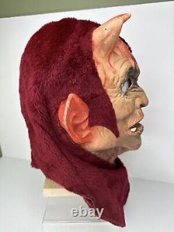 Rare! Red Lucifer Vintage Bss Halloween Mask Be Something Studios Not Don Post