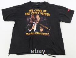 Rare VTG The Curse of the Crypt Keeper Halloween Horror Nights V T Shirt 90s 2XL
