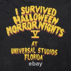 Rare VTG The Curse of the Crypt Keeper Halloween Horror Nights V T Shirt 90s 2XL