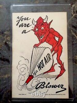 Rare Valentine/halloween Vintage Devil Post Cards 1905-1912 Lot Of 4