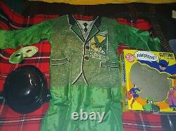 Rare Vintage 1966 The Green Hornet& Kato Mask & Costume With Hat