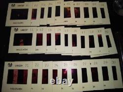 Rare Vintage 1974 UNICEF Halloween Slides using Comics & Cartoon characters