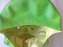 Rare Vintage 1997 CESAR The Mask Movie Stanley Ipkiss Green Vinyl Mask Halloween