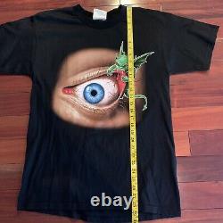 Rare Vintage 1997 Halloween Horror Nights Eye Grabber T-Shirt Faded 90s