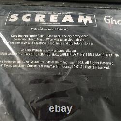 Rare Vintage 1997 SCREAM Ghost Face Mask. And costume. Grail Mask New