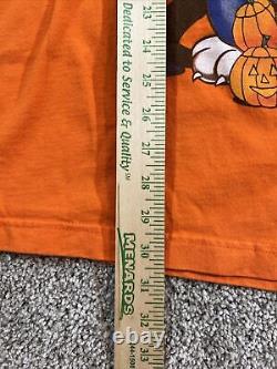 Rare Vintage 1998 Looney Tunes Sylvester Tweety Bird Halloween T-Shirt SZ 2XL