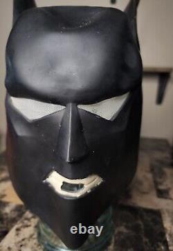 Rare Vintage 2000s Batman Beyond Child Mask Costume DC Comics Halloween Movie