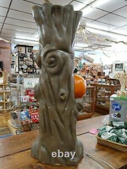 Rare Vintage 35 Spooky Tree Pumpkin Light Blow Mold Halloween Plastic Foam