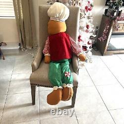 Rare Vintage 55 Tall Gingerbread Men Christmas Decor Holiday Xmas Display