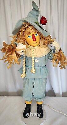 Rare Vintage 70's Wizard of OZ Scarecrow Motionette Animatronic 27